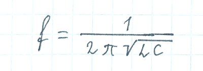 Формула Томпсона для расчёта частоты колебательного контура