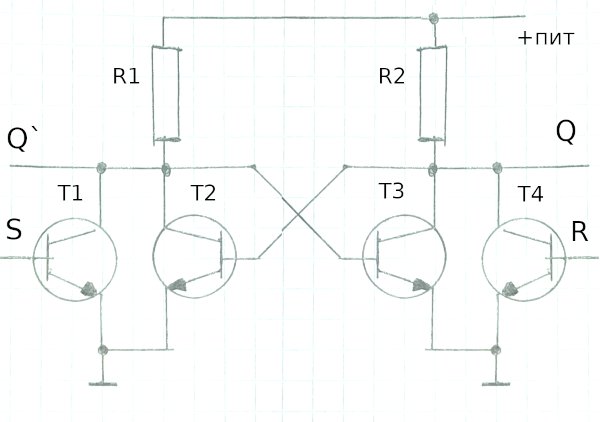 RS-триггер на транзисторах