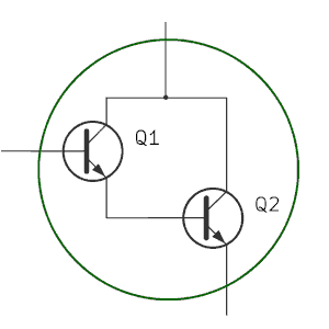 Составной транзистор по схеме Дарлингтона