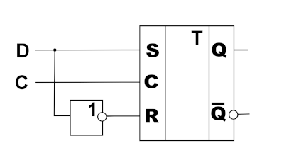 D-триггер из RS-триггера