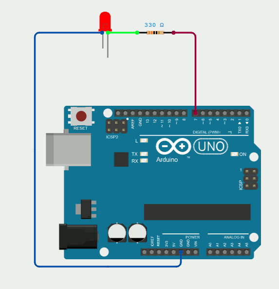 Подключение светодиода к Ардуино